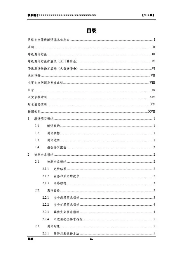 等保2.0測評(píng)報(bào)告新模板《網(wǎng)絡(luò)安全等級(jí)保護(hù)測評(píng)報(bào)告模板》（附報(bào)告模板）